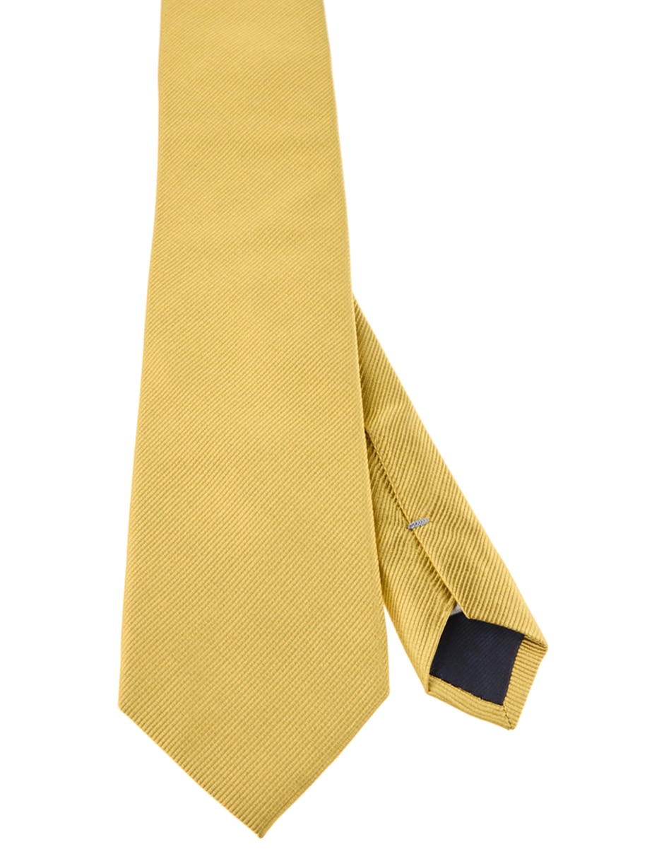 Corbata regular de seda estampado a rayas para hombre