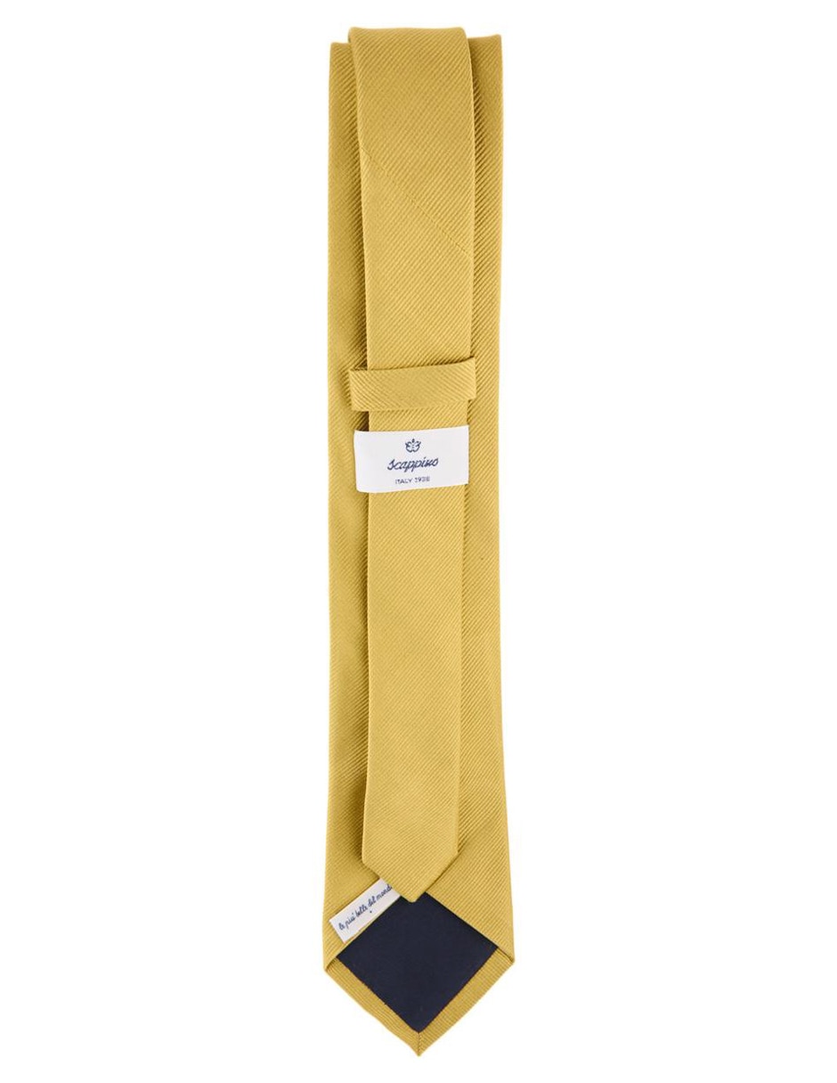 Corbata regular de seda estampado a rayas para hombre 2