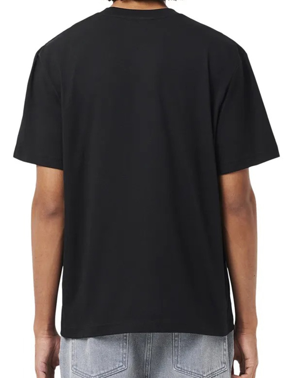 Playera Lacoste Carry Over Cuello Redondo Para Hombre