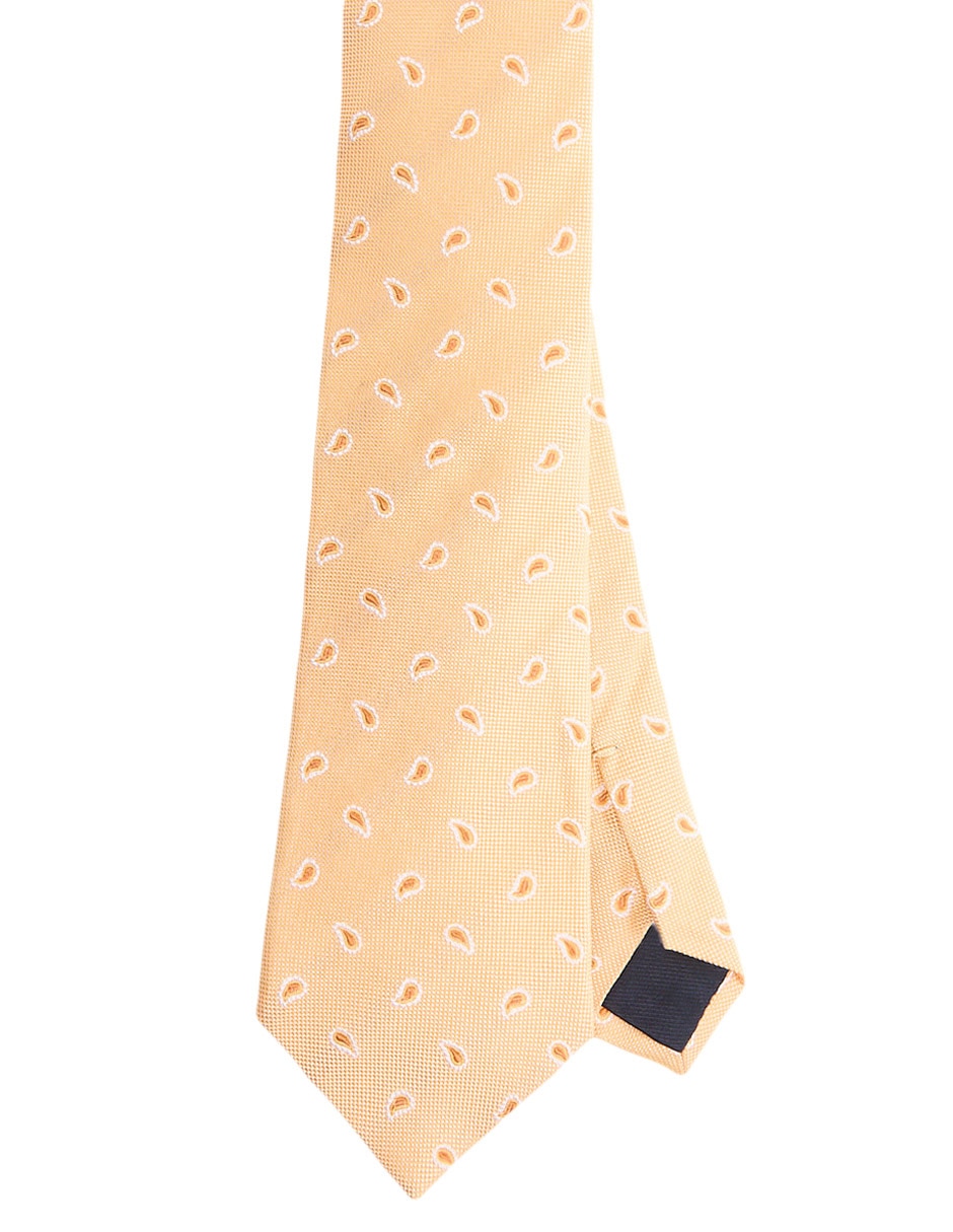 Corbata regular de seda estampado paisley para hombre Corbata regular de seda estampado paisley para hombre