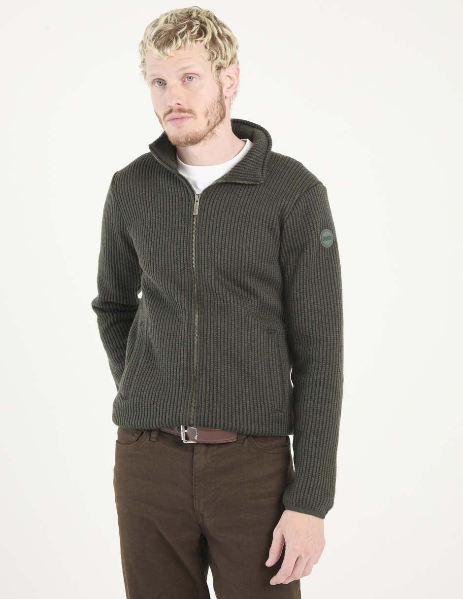 Chamarra casual con bolsillos para hombre Chamarra casual con bolsillos para hombre