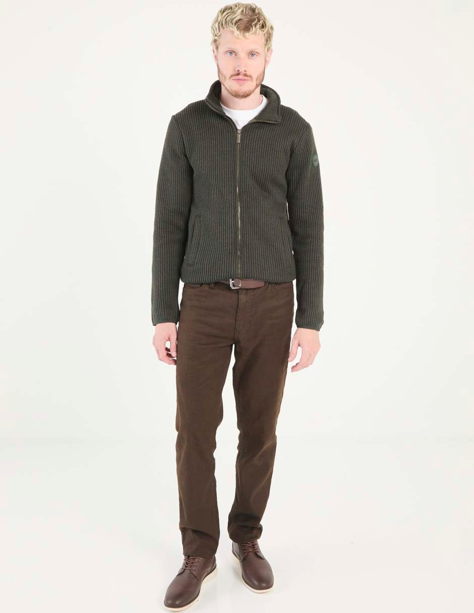 Chamarra casual con bolsillos para hombre 3