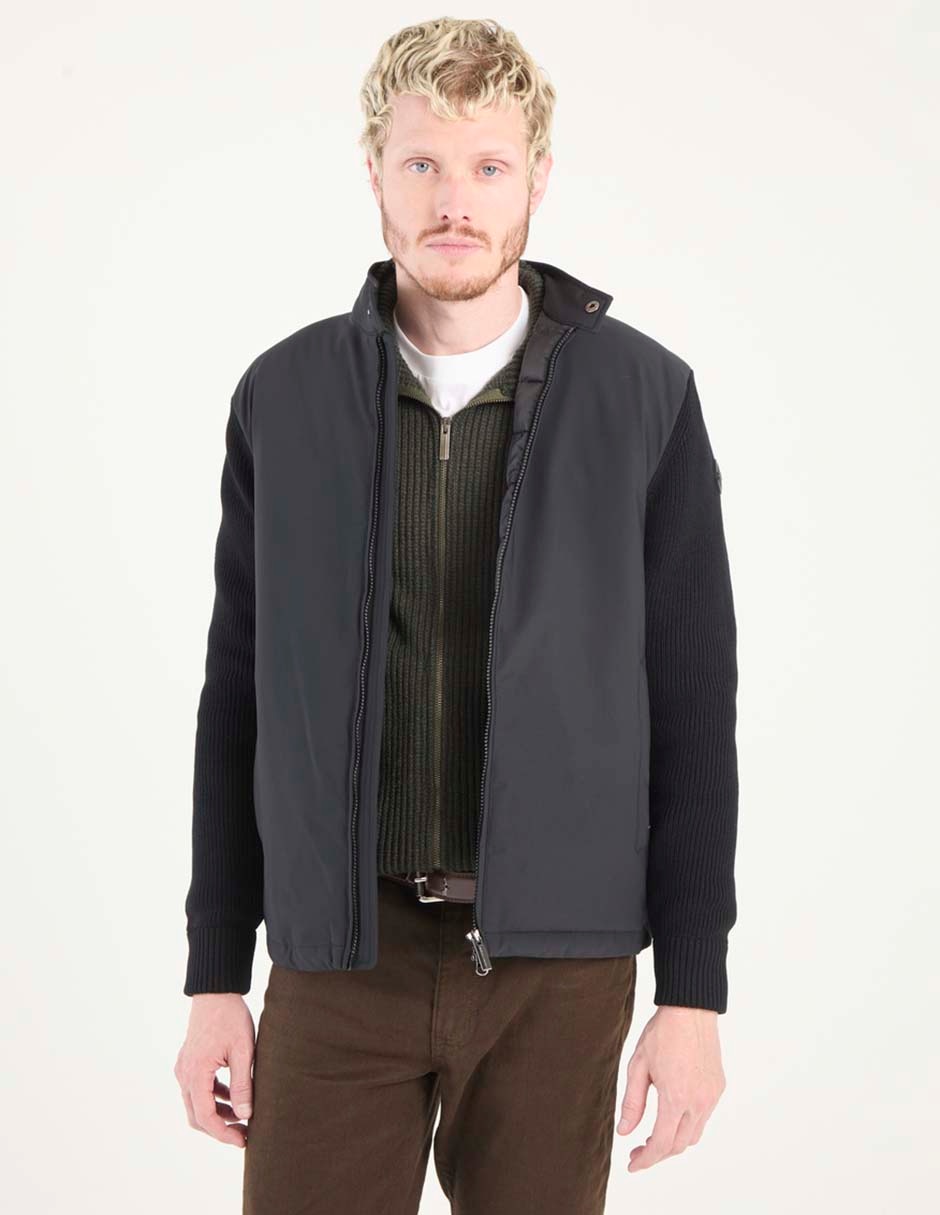 Chamarra casual con bolsillos para hombre Chamarra casual con bolsillos para hombre