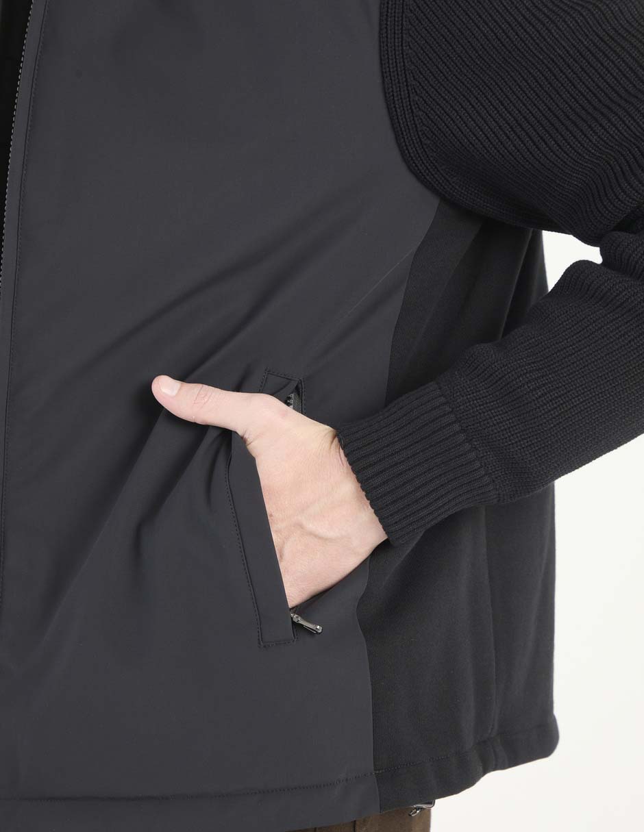 Chamarra casual con bolsillos para hombre 4