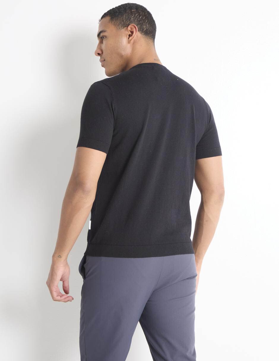 Playera cuello redondo para hombre 4