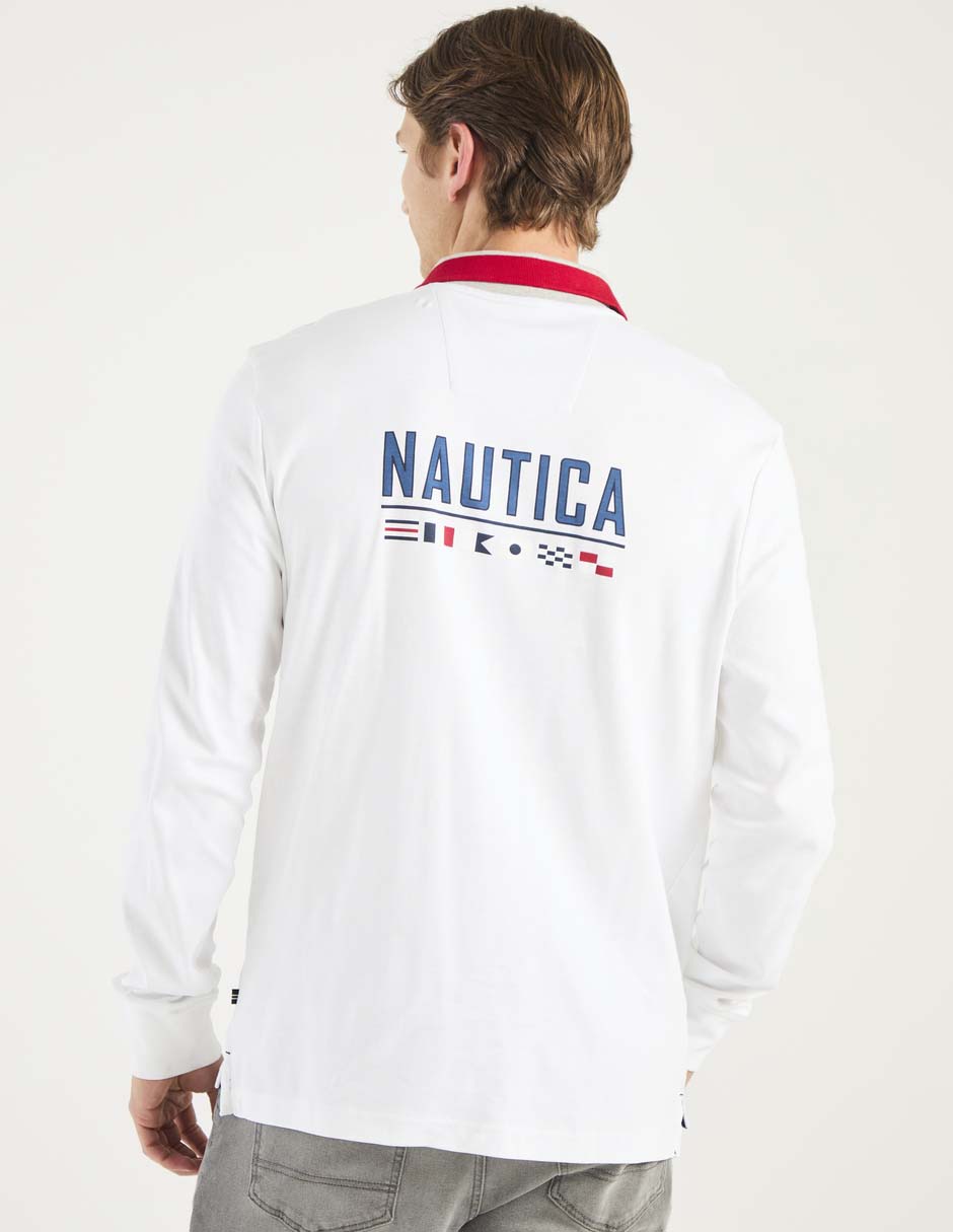 Playera tipo polo Nautica para hombre