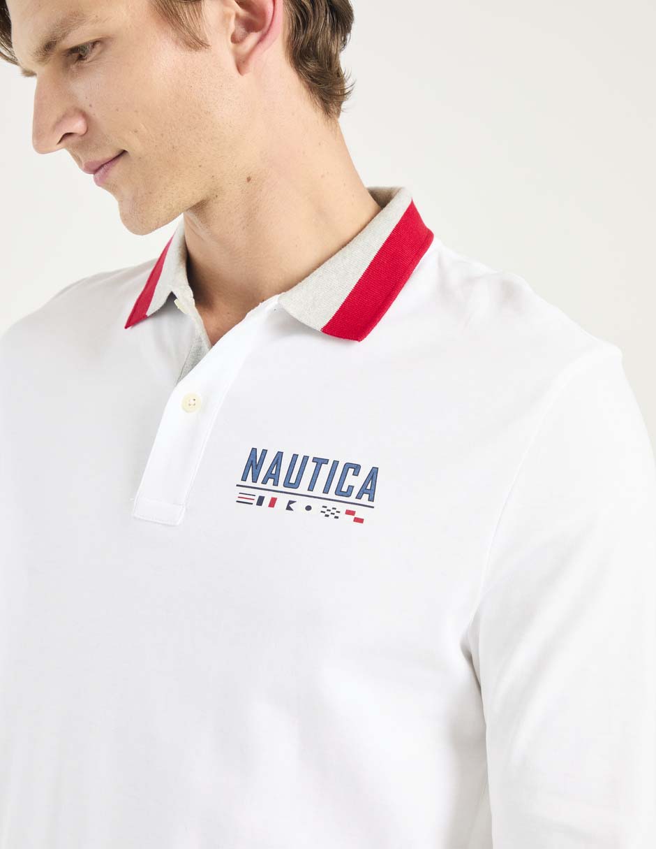Playera tipo polo Nautica para hombre