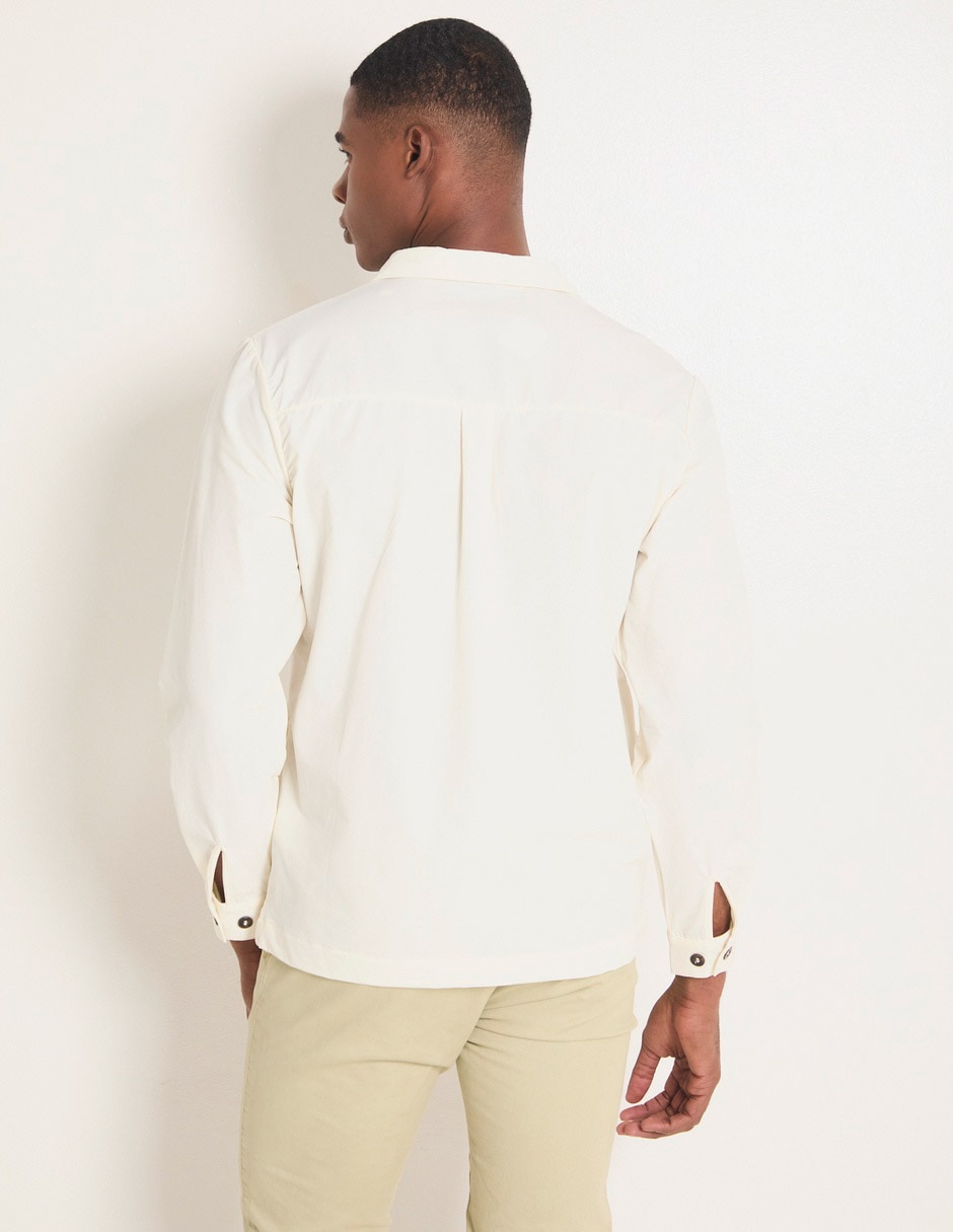 Camisa casual manga larga para hombre 5