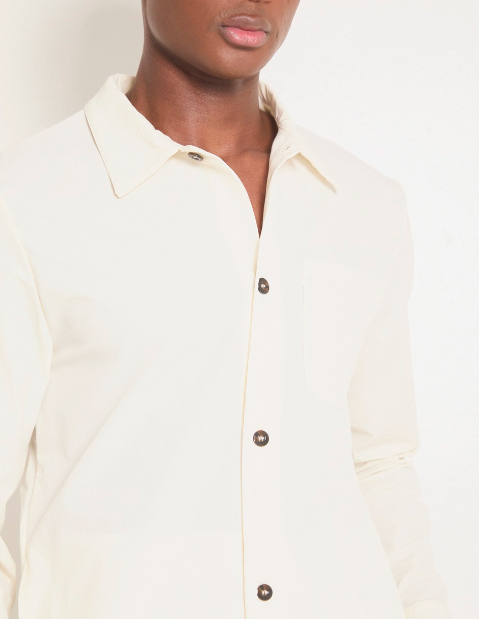 Camisa casual manga larga para hombre 7