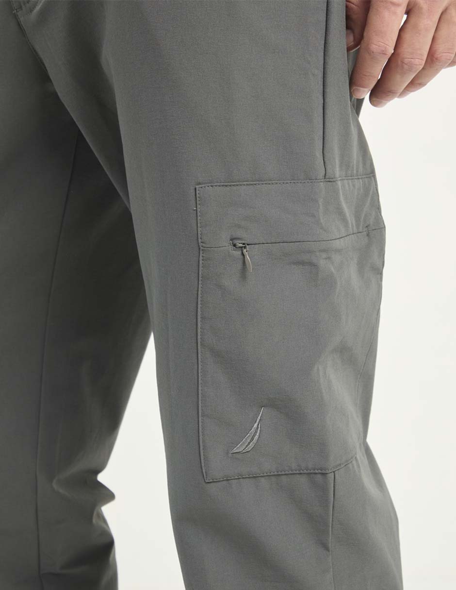 Pantalón cargo jogger recto de algodón para hombre