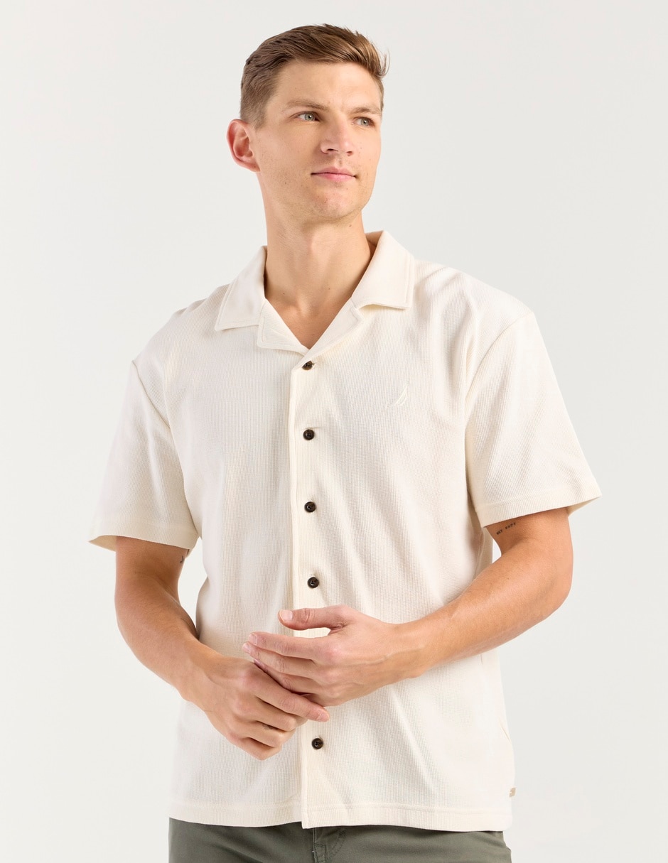 Camisa casual manga corta para hombre 1
