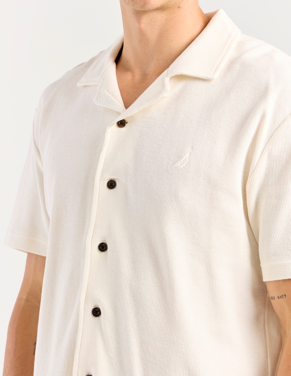 Camisa casual manga corta para hombre 4