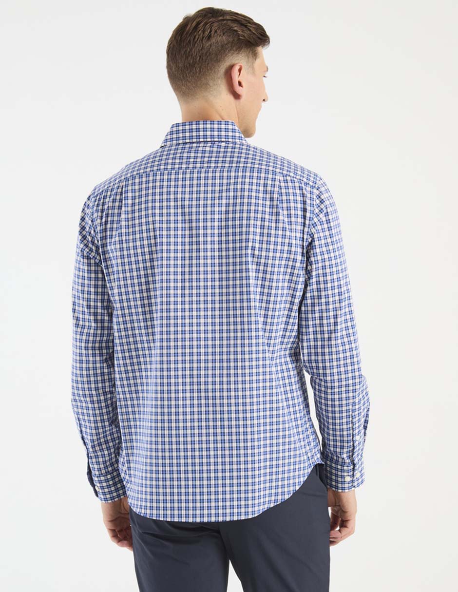 Camisa casual manga larga para hombre