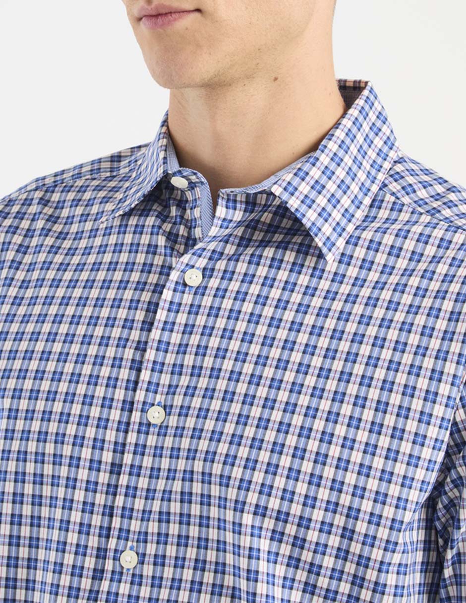 Camisa casual manga larga para hombre