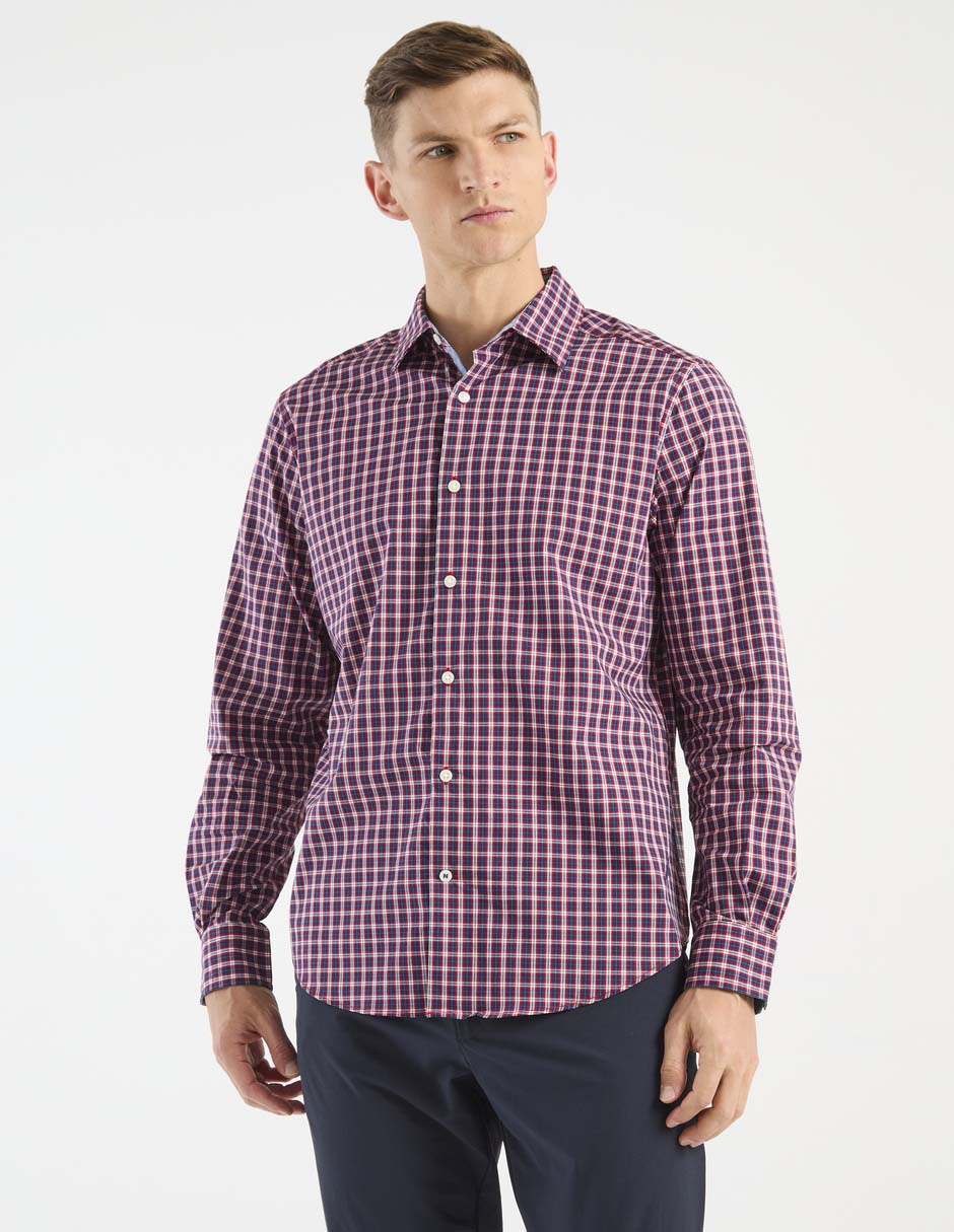 Camisa casual Nautica manga larga para hombre