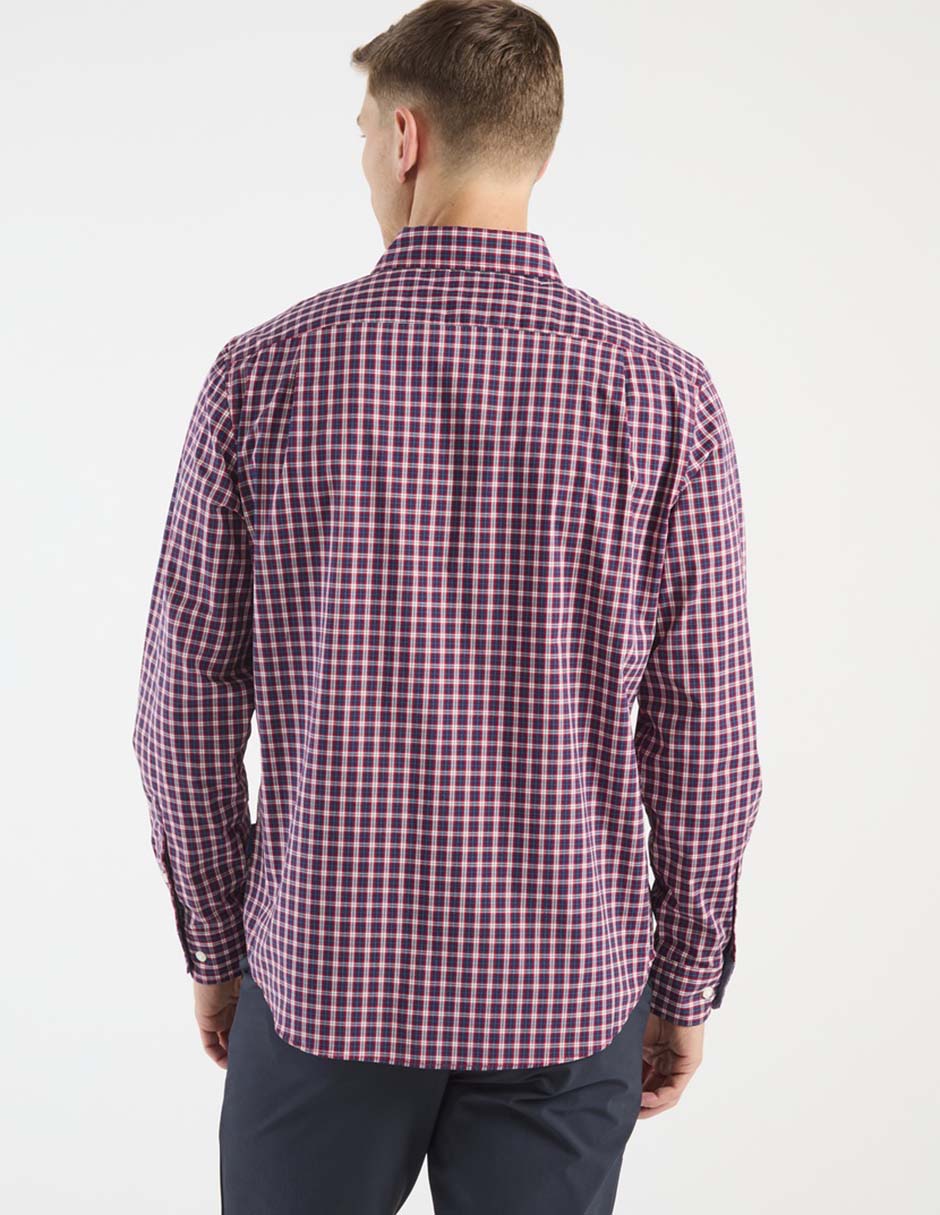 Camisa casual Nautica manga larga para hombre