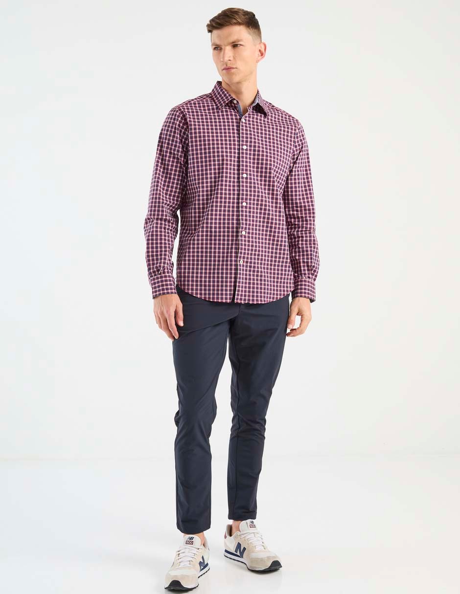 Camisa casual Nautica manga larga para hombre