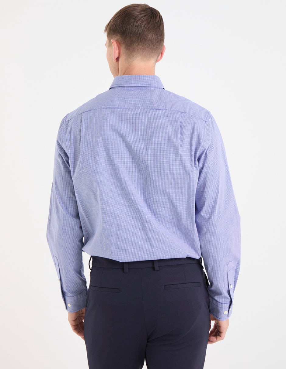 Camisa de vestir de algodón manga larga para hombre 6