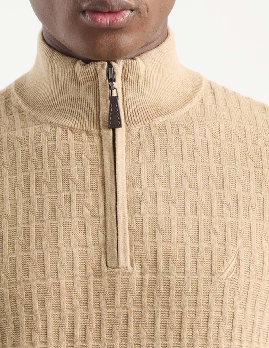 Suéter cuello con cierre para hombre 2