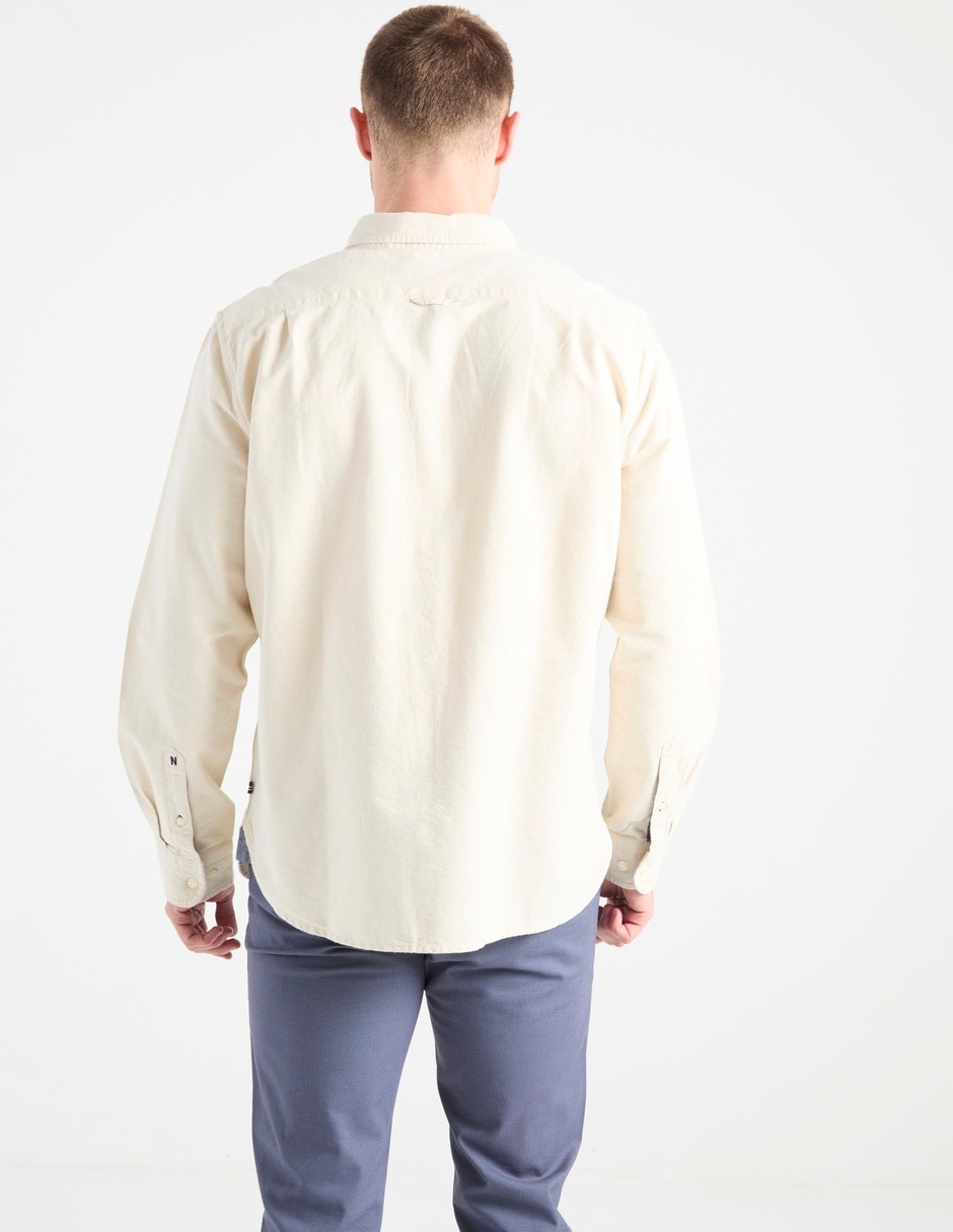Camisa casual Nautica manga larga para hombre