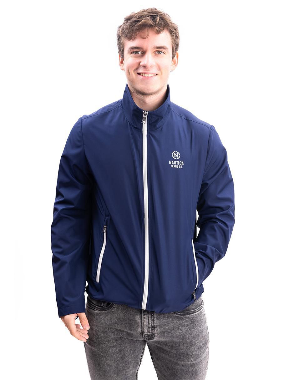 Chamarra casual con bolsillos para hombre