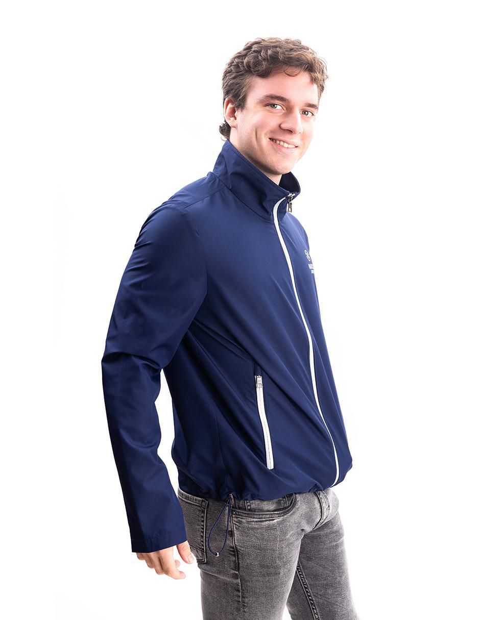 Chamarra casual Nautica Jeans con bolsillos para hombre
