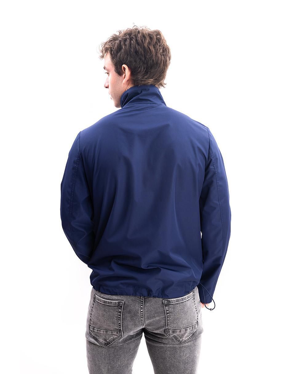Chamarra casual Nautica Jeans con bolsillos para hombre
