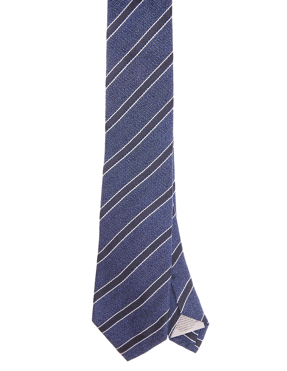 Corbata regular de seda estampado a rayas para hombre Corbata regular de seda estampado a rayas para hombre