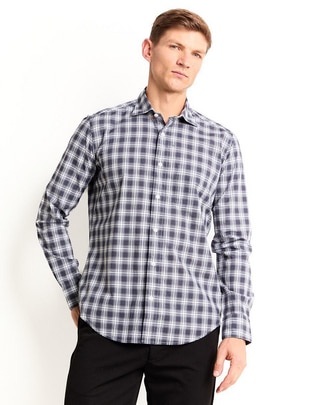 Camisa casual de algodón manga larga para hombre Camisa casual de algodón manga larga para hombre