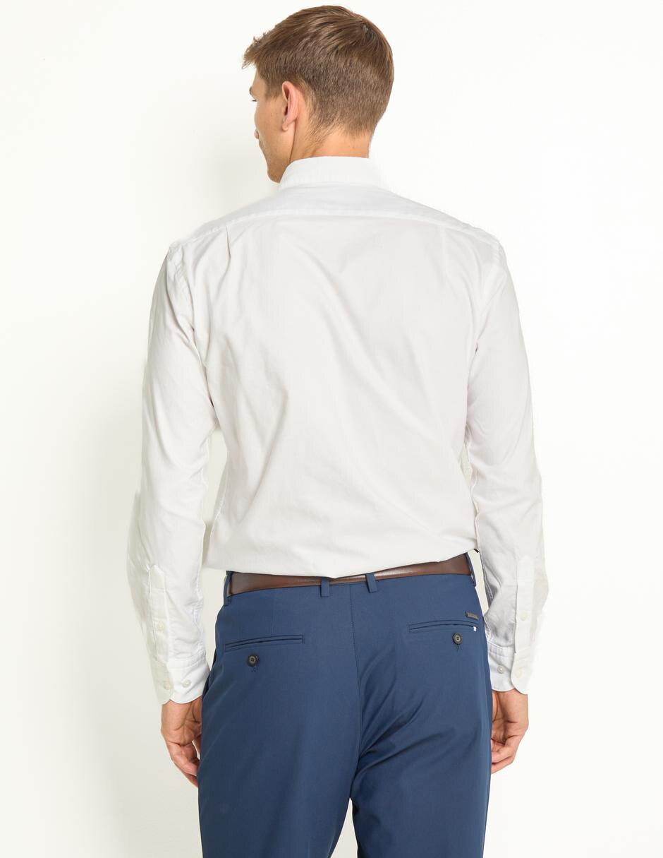 Camisa casual de algodón manga larga para hombre 2