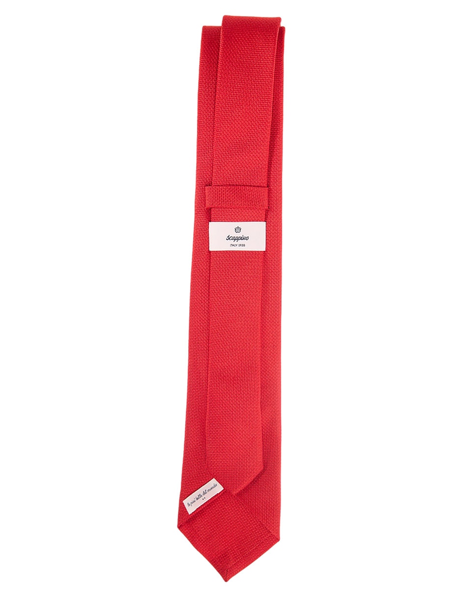 Corbata regular de seda estampado para hombre 2