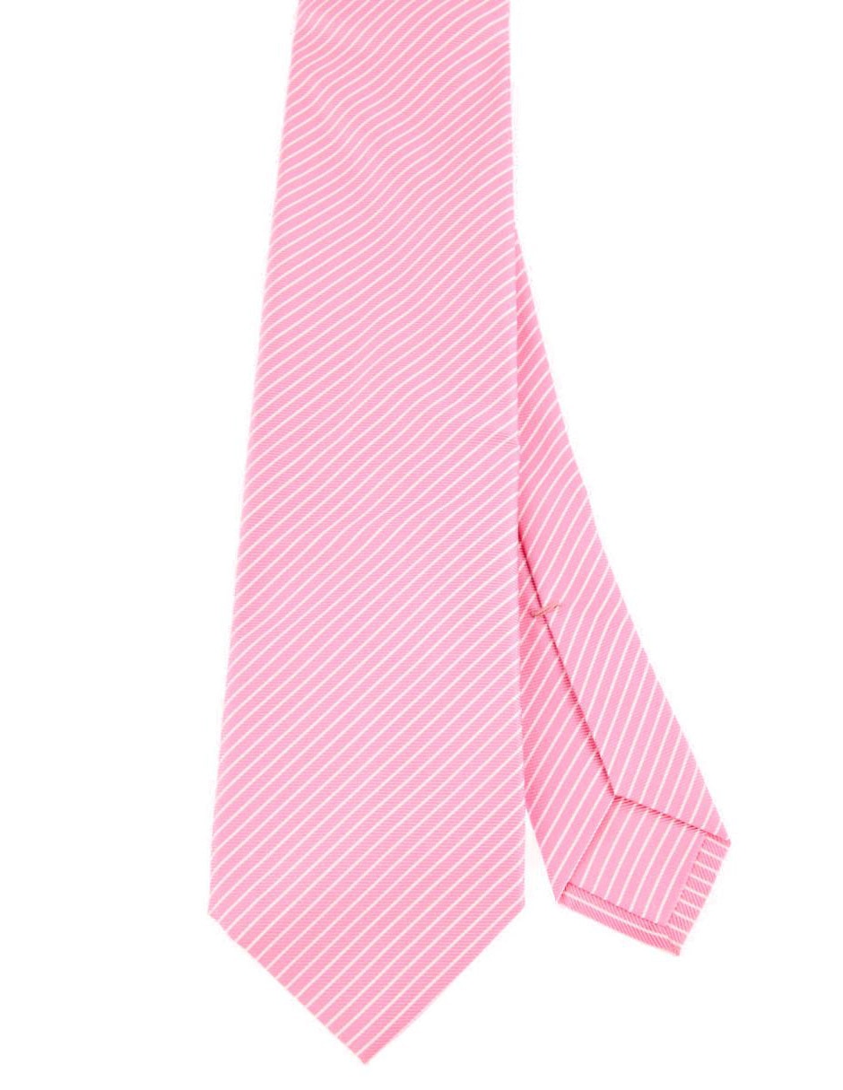 Corbata regular de seda estampado a rayas para hombre Corbata regular de seda estampado a rayas para hombre