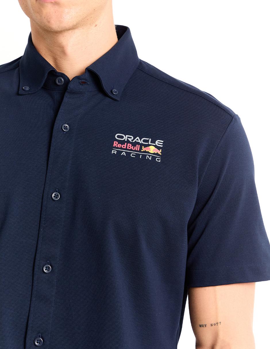 Camisa casual de algodón manga corta para hombre