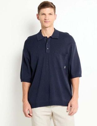 Suéter cuello polo para hombre Suéter cuello polo para hombre