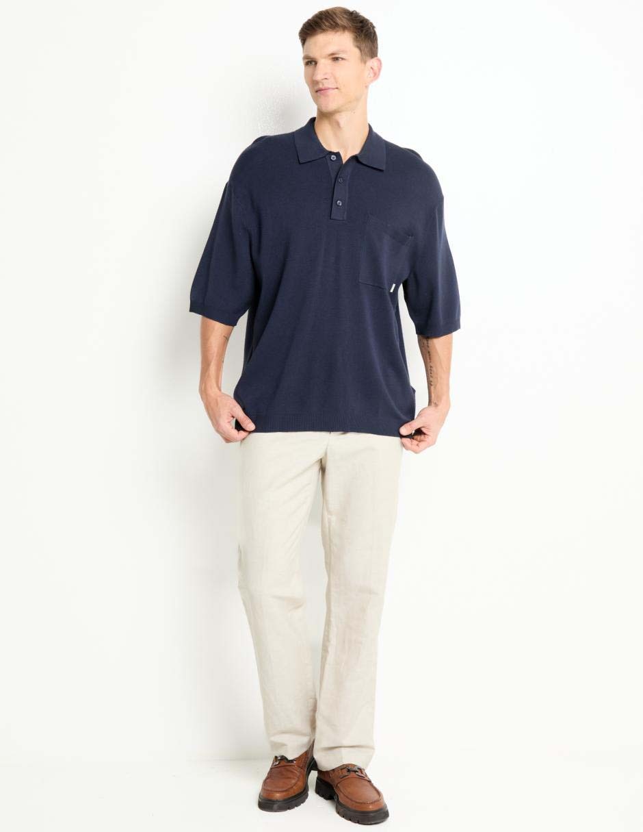 Suéter cuello polo para hombre 3