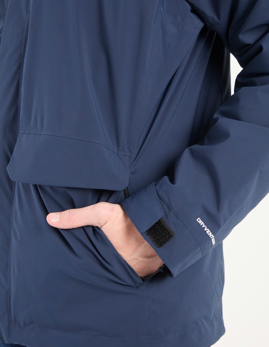 Chamarra rompevientos reversible para hombre