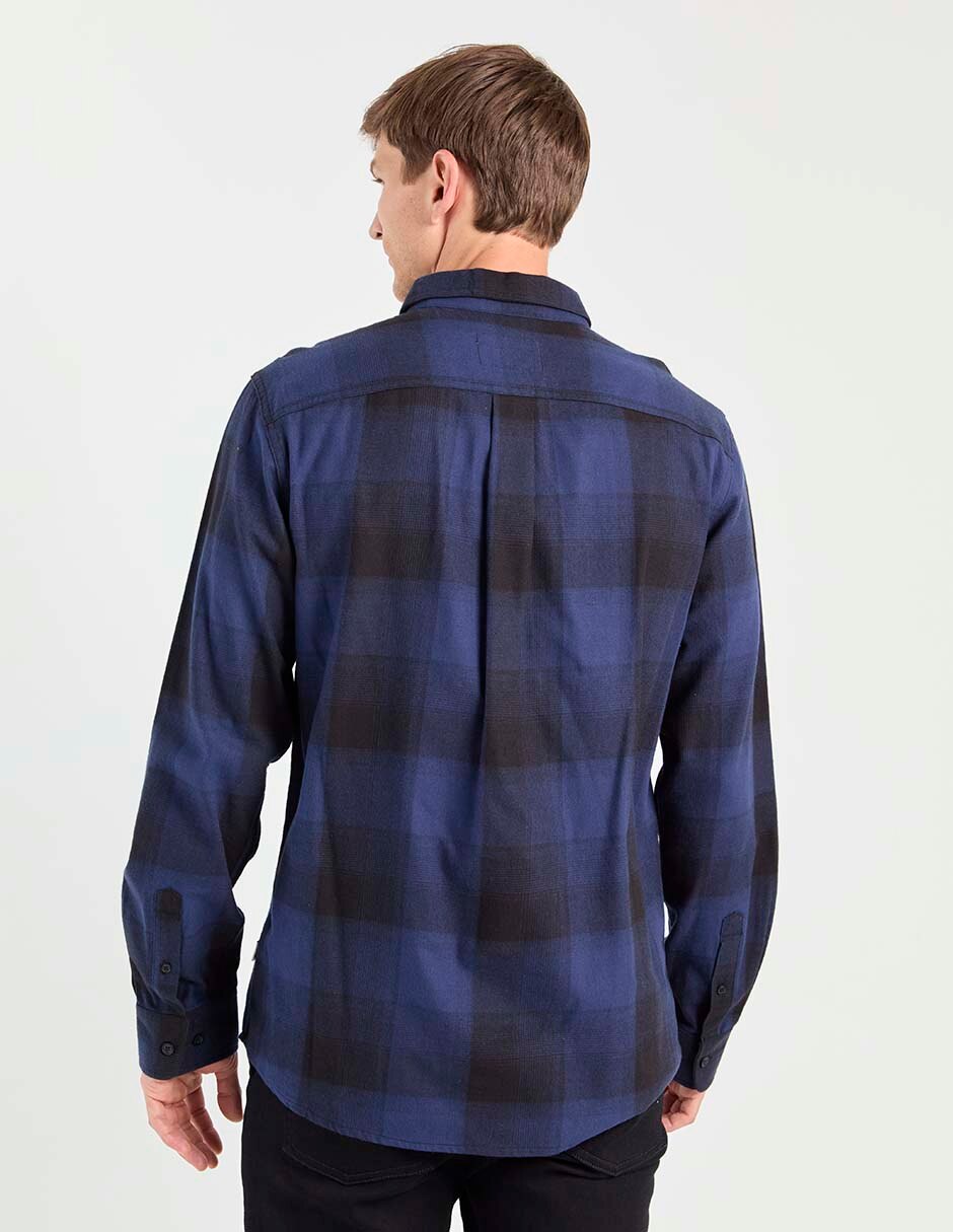 Camisa casual de algodón manga larga para hombre 5
