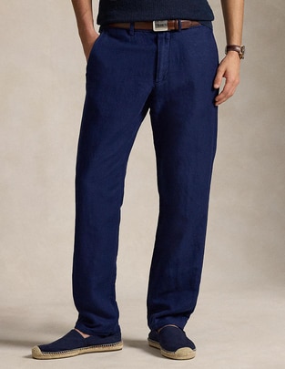 Pantalón recto de algodón para hombre Pantalón recto de algodón para hombre