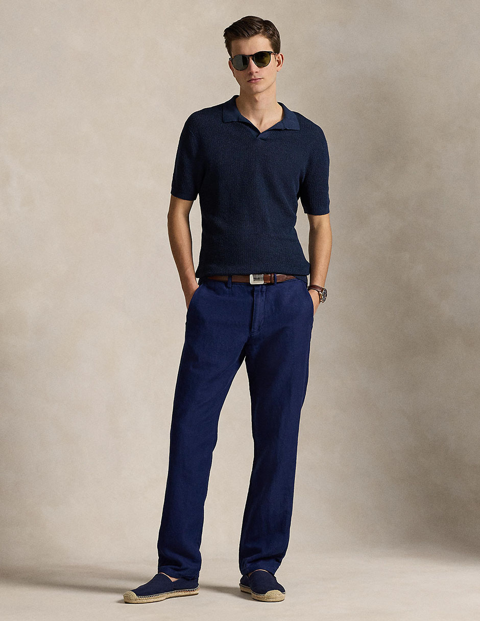 Pantalón recto de algodón para hombre 3