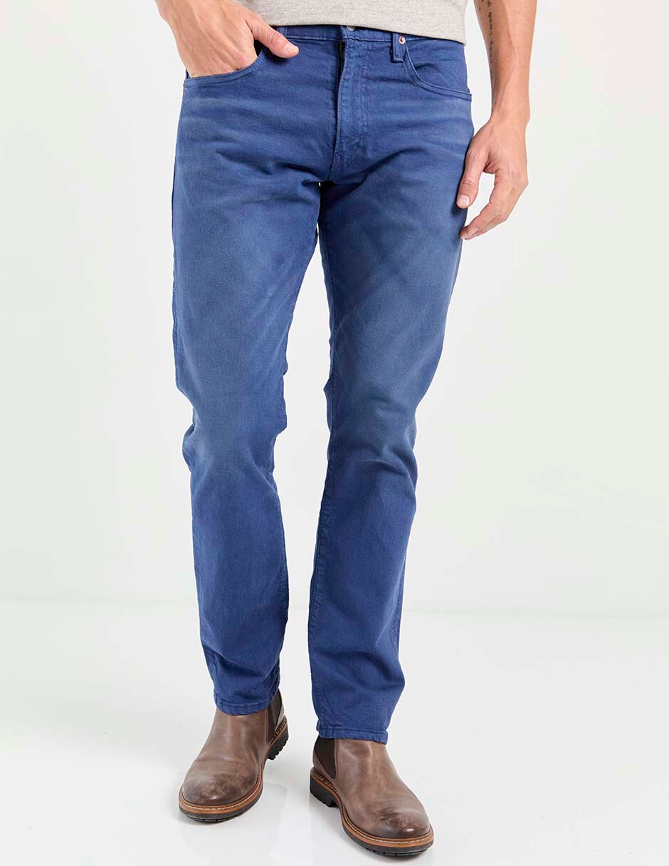 Jeans skinny lavado medio para hombre