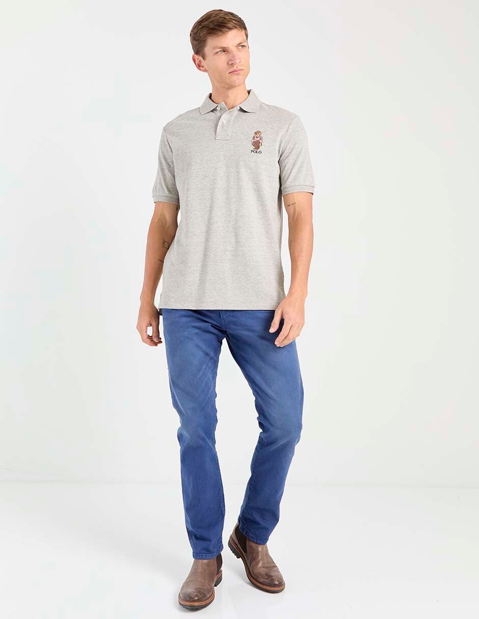 Jeans skinny lavado medio para hombre