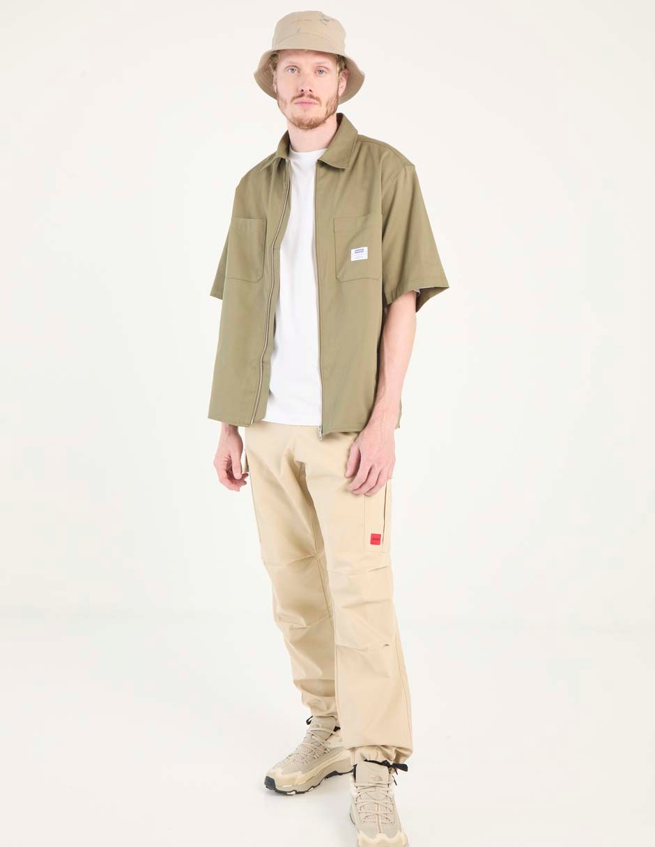 Pantalón cargo slim Hugo de algodón para hombre