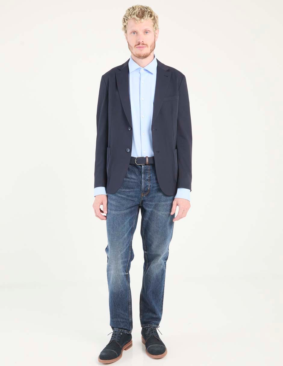 Jeans baggy Hugo lavado whisker para hombre