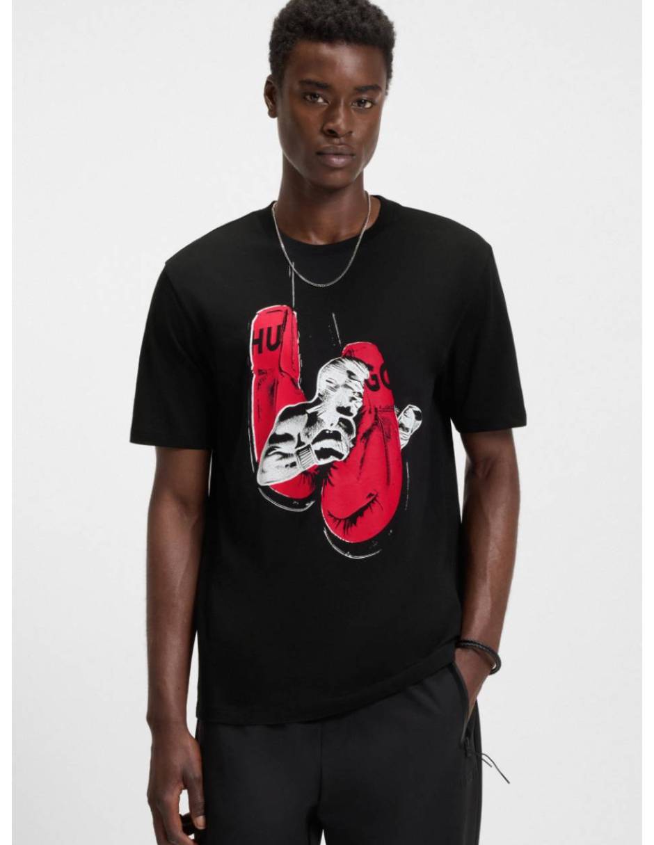Playera Hugo cuello redondo para hombre