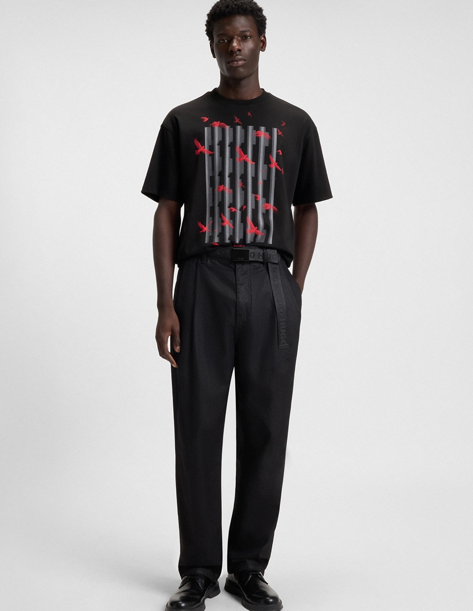 Playera Hugo cuello redondo para hombre