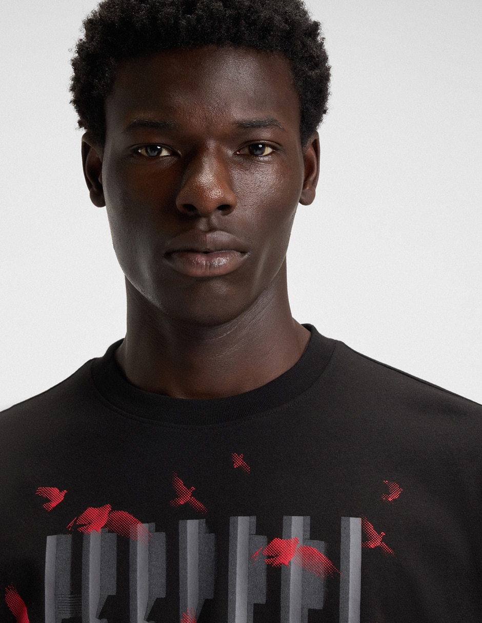 Playera Hugo cuello redondo para hombre