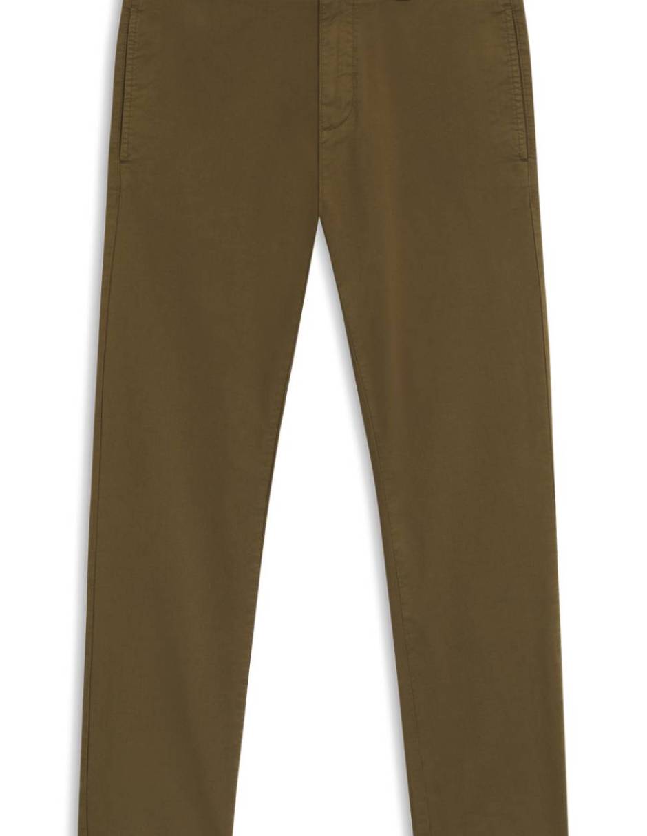 Pantalón chino slim de algodón para hombre 6