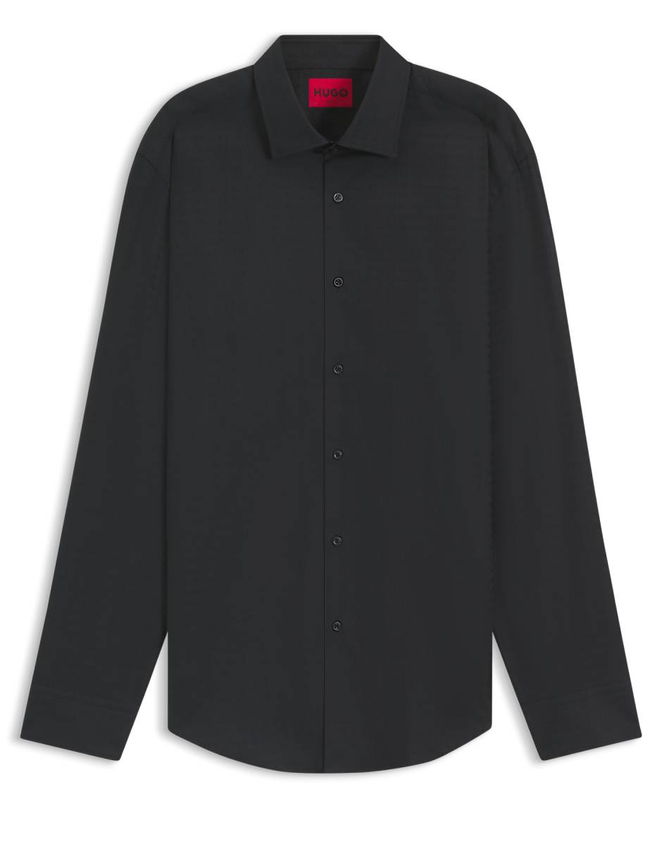 Camisa casual de algodón manga larga para hombre 6