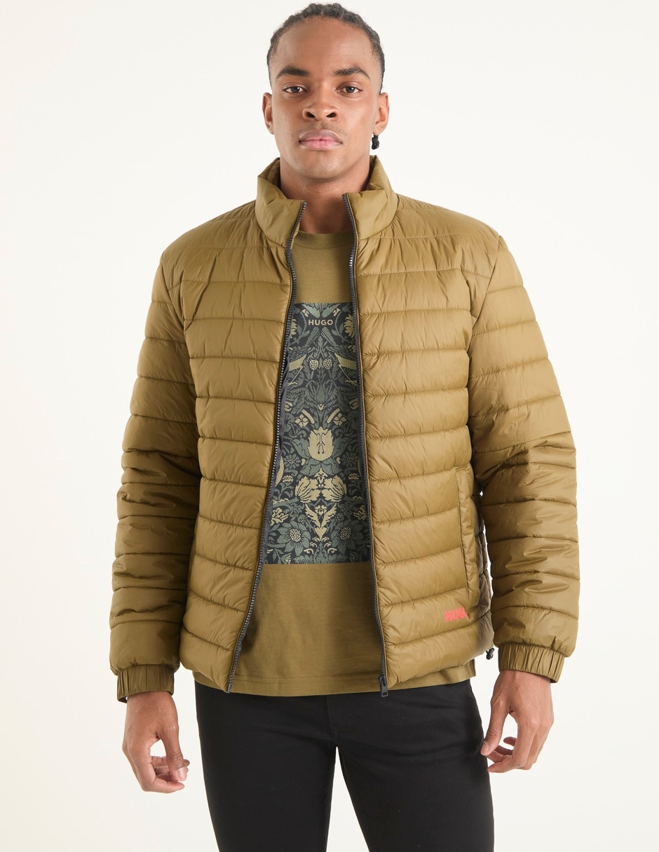 Chamarra acolchada Impermeable con bolsillos para hombre Chamarra acolchada Impermeable con bolsillos para hombre