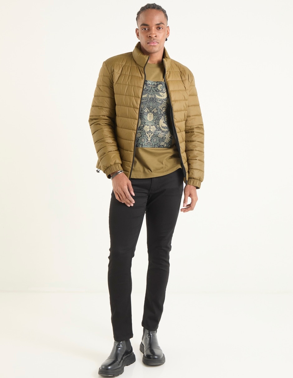 Chamarra acolchada Hugo impermeable con bolsillos para hombre